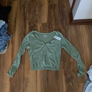 Long sleeve Hollister baby tee